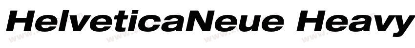 HelveticaNeue Heavy字体转换